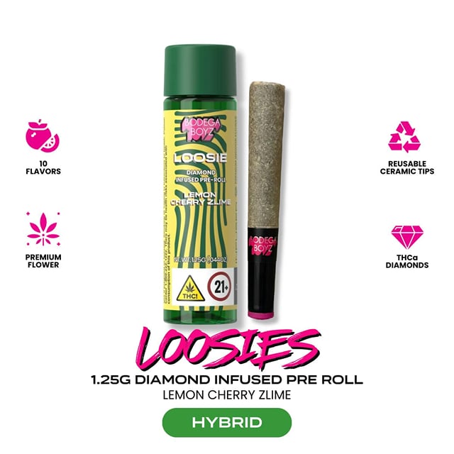 Bodega Boyz | Infused Pre-Roll | 1.25 g | H | Lemon Cherry Zlime