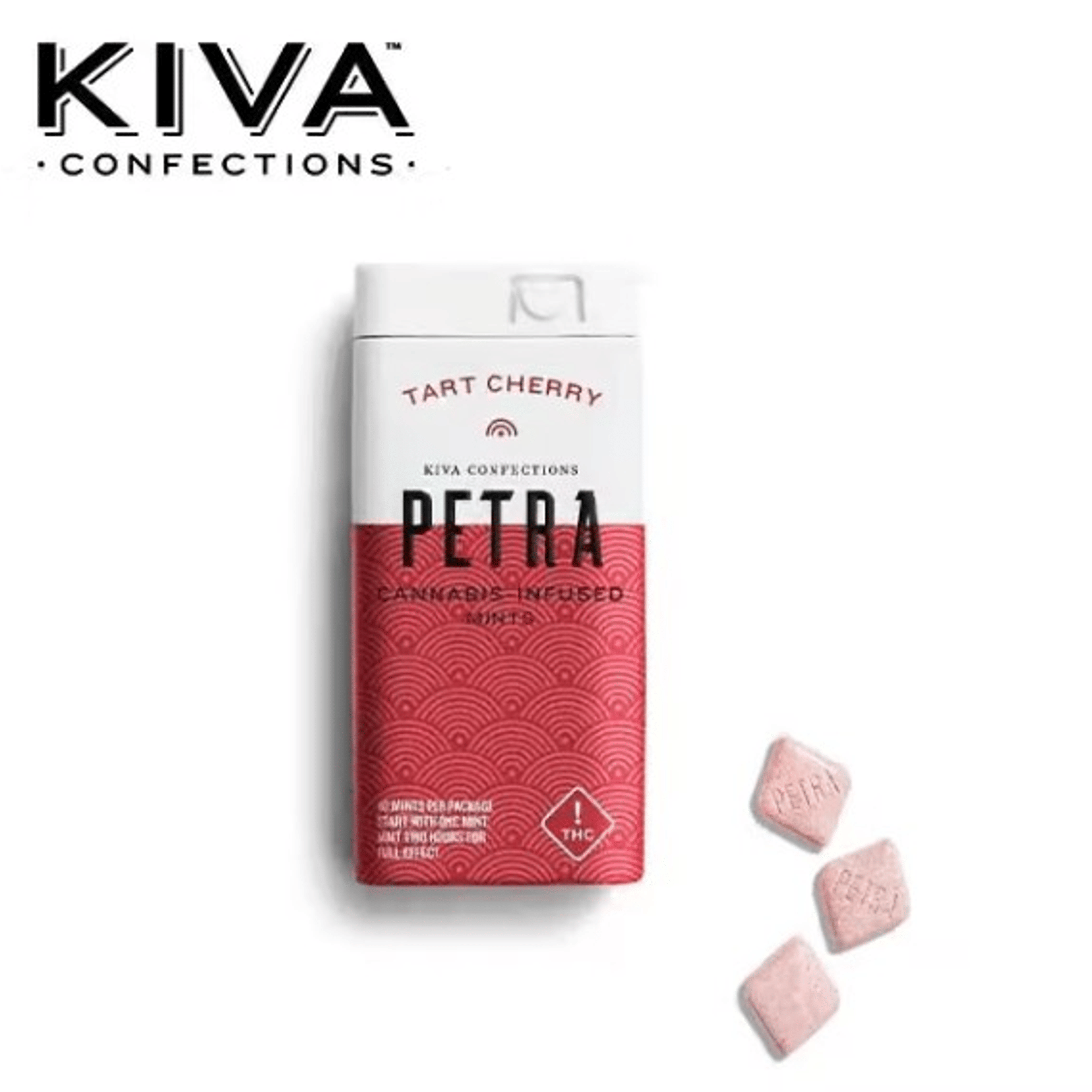Petra - Tart Cherry (Sugar Free) - Mints - 100mg - Kiva - TC - Mint - 100mg - $19.99 - Edibles