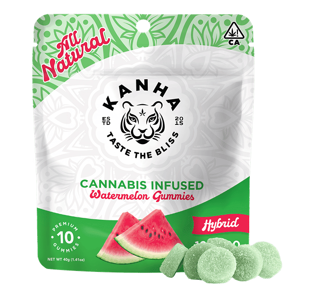 KANHA | Watermelon | Hybrid | 100mg THC | 10-pack