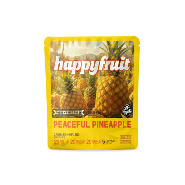 Happy Fruit: Peaceful Pineapple