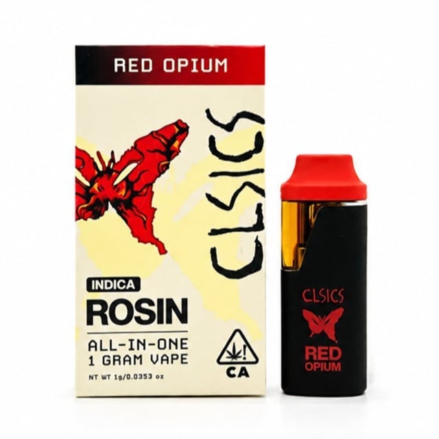 Red Opium (I) Live Rosin All in One Vape - 1g
