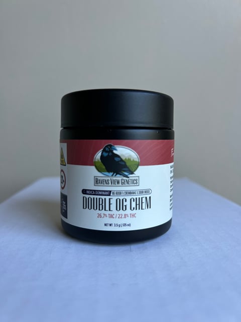 Double OG chem Flower 3.5g