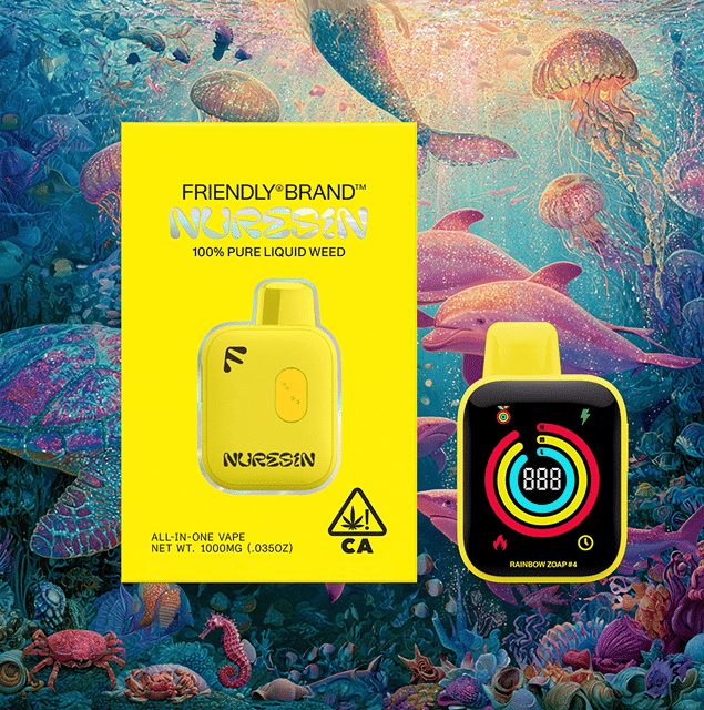Friendly Brand - Rainbow Zoap #4 - Sativa - 1g Cured AIO