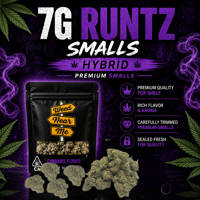 WeedNearMe 7G | Runtz (Smalls)