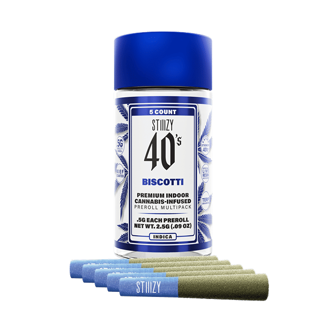 - BISCOTTI - .5G 40's Infused Preroll Pack