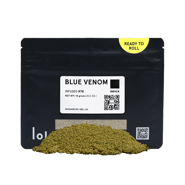 Blue Venom | Indoor Kief Infused Ready To Roll | 14g