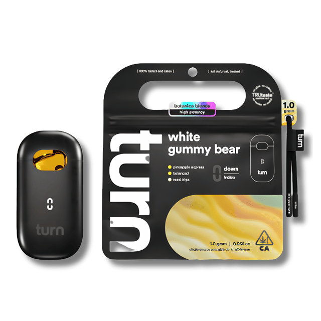 White Gummy Bear 'Turn Down' AIO *MEDICINAL USE ONLY* 2g