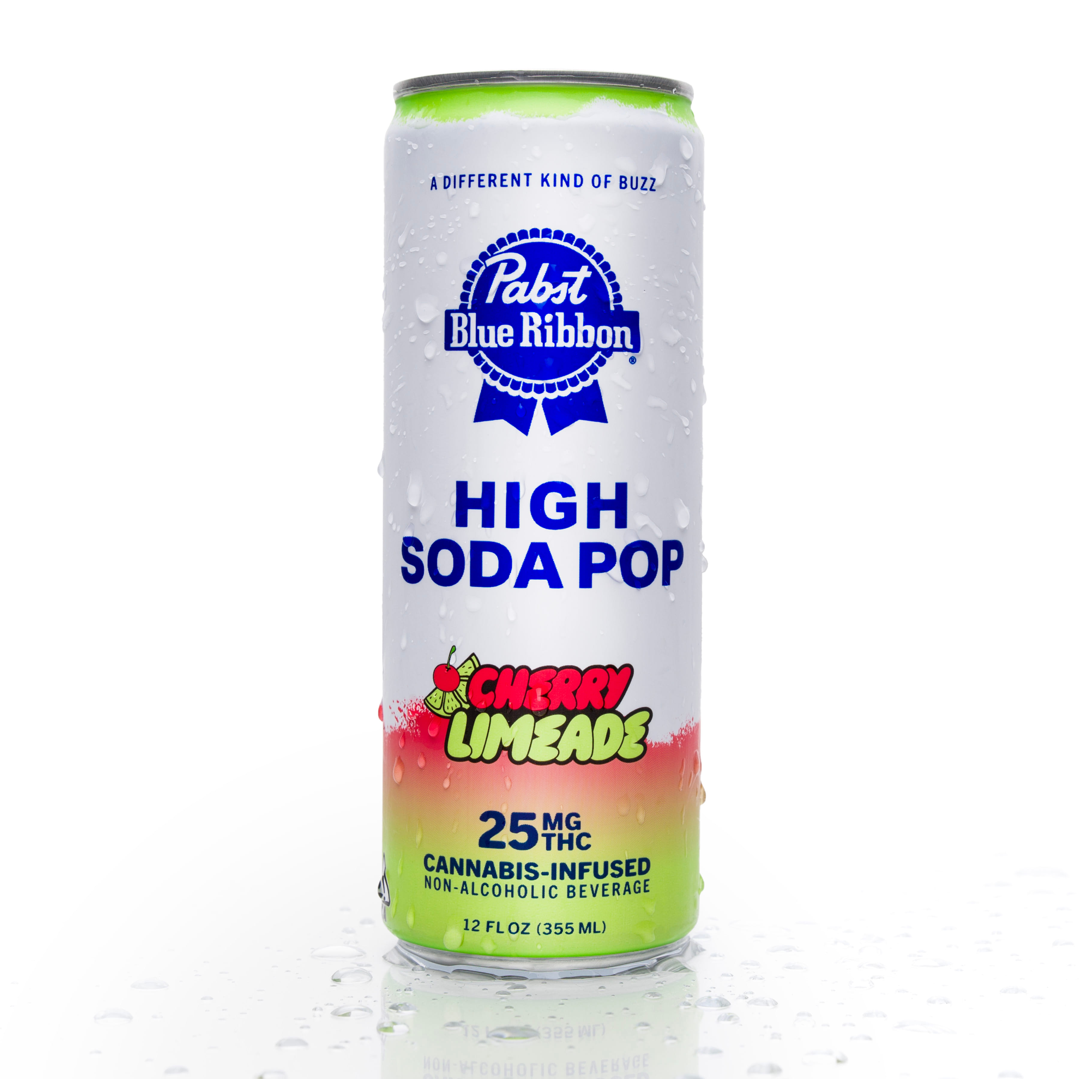 Pabst Blue Ribbon: Cherry Limeade High Soda