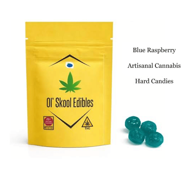 Blue Raspberry - 5mg Cannabis THC Jolly Drops - 10pk