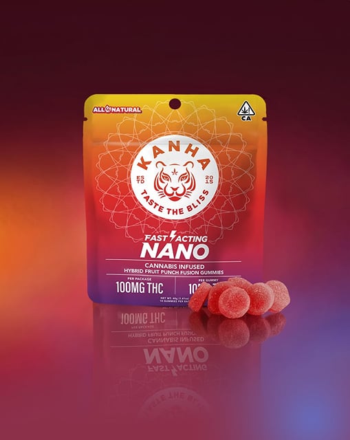 KANHA | NANO | Fruit Punch Fusion | Hybrid | 100mg THC | 10-pack