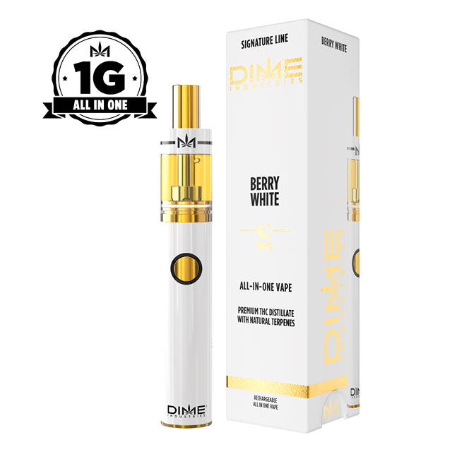 BERRY WHITE DISPOSABLE VAPE | DIME INDUSTRIES