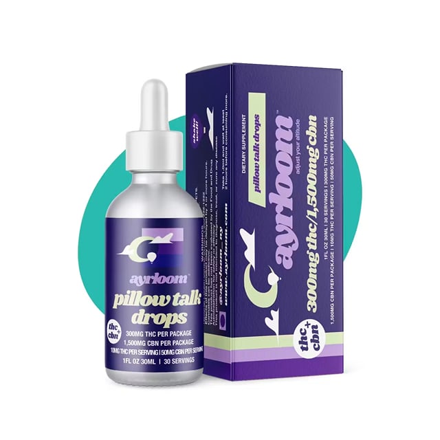 Ayrloom Pillow Talk Tincture 300mg THC|1500mg CBN, 1 oz