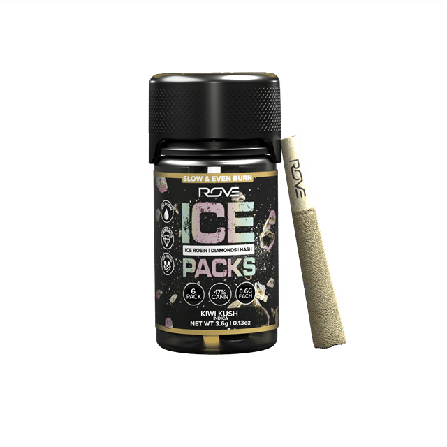 Kiwi Kush | .6g x 6 Infused Pre-Roll Pack