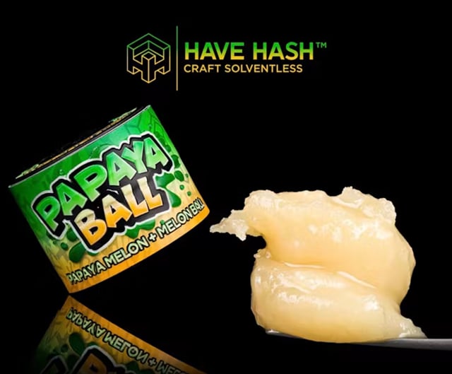 Papaya Balls Live Rosin 1g