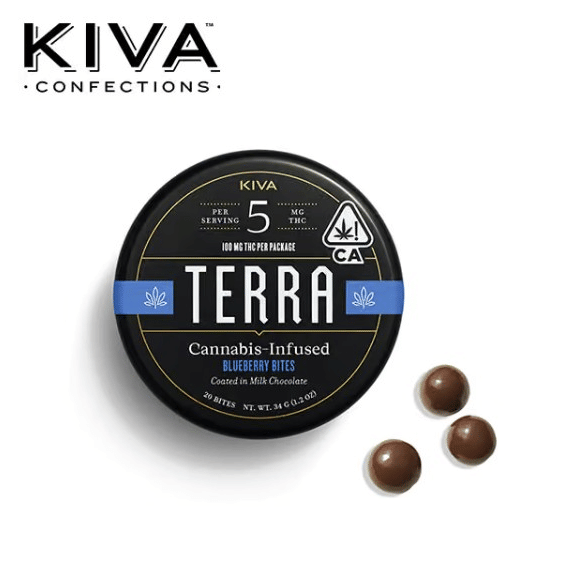 Terra Bites - Kiva Terra Bites - Blueberries Coated in Milk Chocolate -100mg