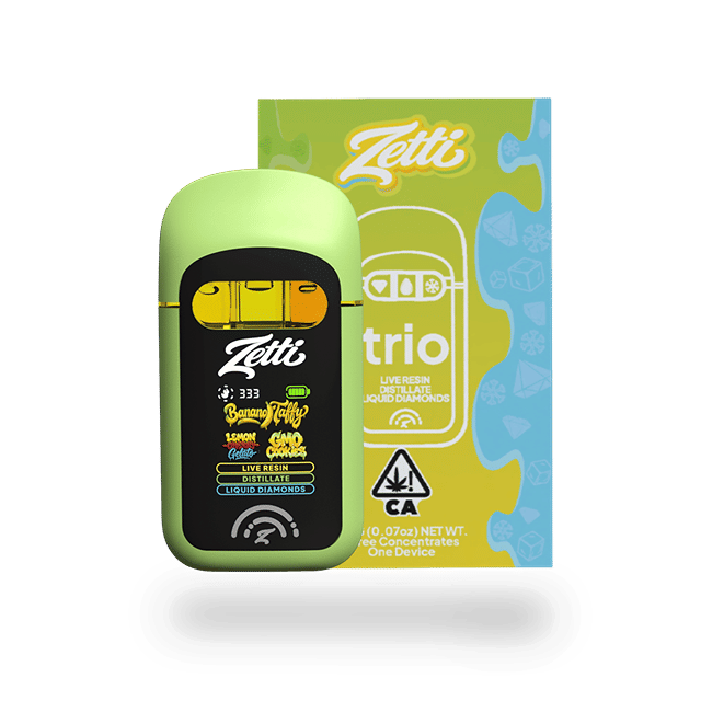 ZETTI TRIO | BANANA TAFFY x LEMON CHERRY GELATO x GMO COOKIEZ | 2G