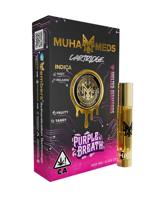 Purple Breath | 1g Melted Diamonds Cartridge