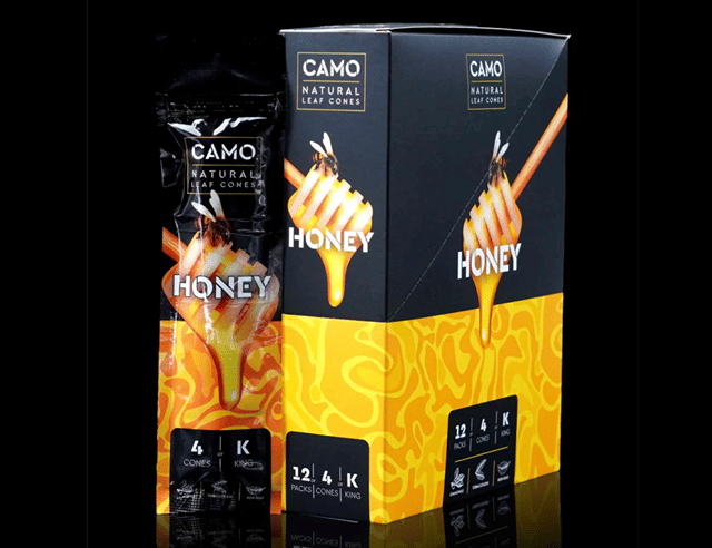 Camo -Honey Pre-rolled Cones 4pk