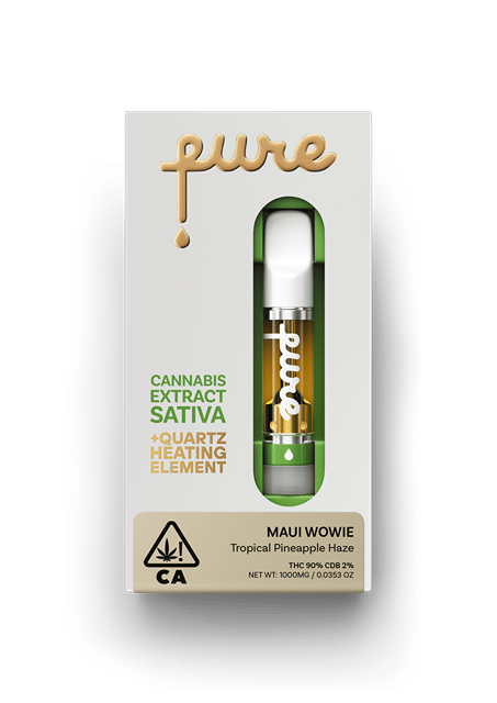 Pure Cannabis Extract 1g Cartridge - Maui Wowie - Sativa