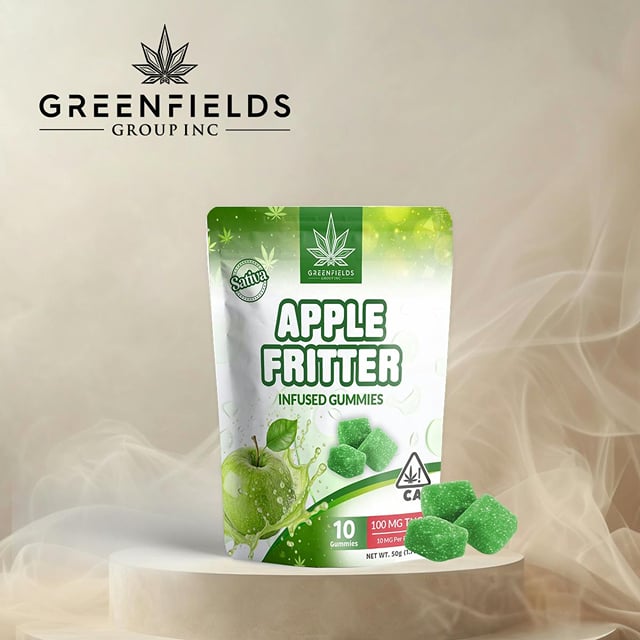 Apple Fritter — 100MG THC Infused Gummies / Sativa