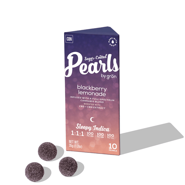 Blackberry Lemonade 1:1:1 Gummie Pearls 100mg