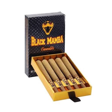 Black Mamba Cannabis: Black Mamba Cannabis 6G 5Pk Infused Blunts