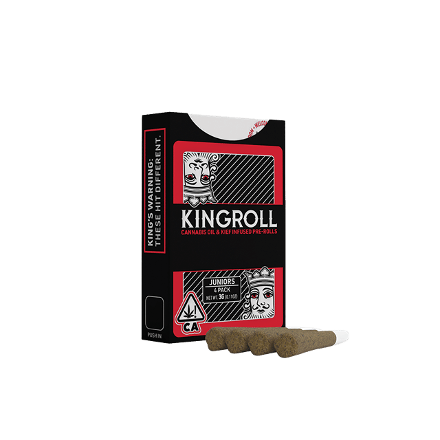 Kingroll Jrs | Master Kush x Sky OG | Infused Joints | 0.75g each | 4pk