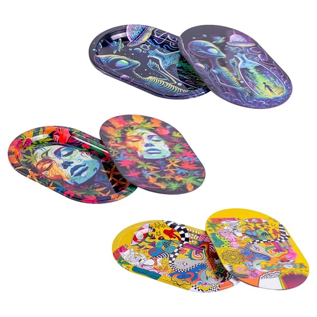 3-D Tray w/ Cover | Rolling Tray