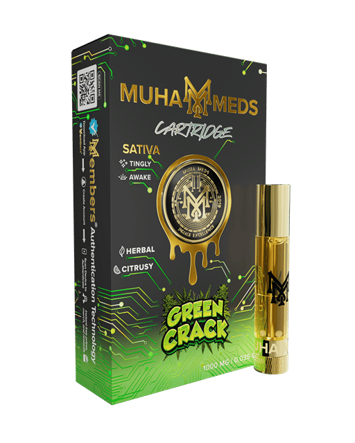 MUHA MED Green Crack | Cartridge | 1000MG