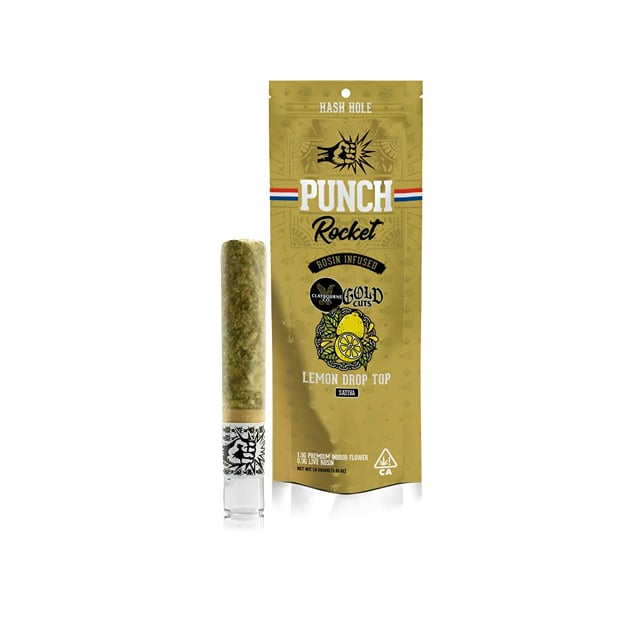 Lemon Drop Top x Street Guru | Rocket x Claybourne | 1.6g Infused Preroll