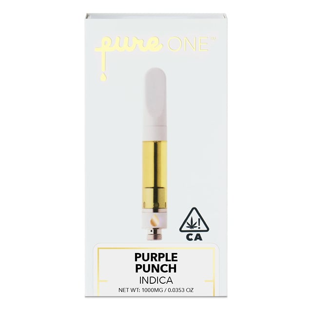 Pure Cannabis Extract 1g Cartridge - Purple Punch - Indica
