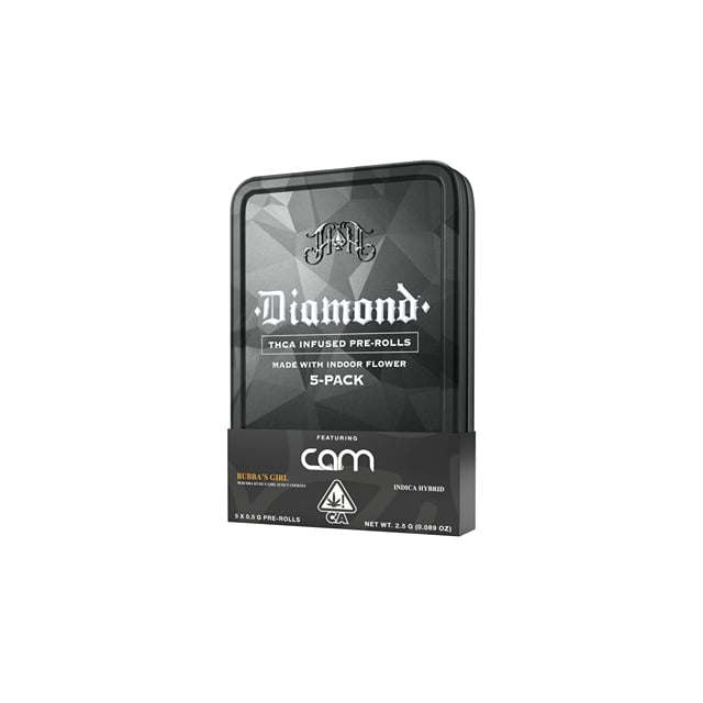 CAM x Bubba's Girl | .5g x 5 Diamond Infused Pre-Roll Pack