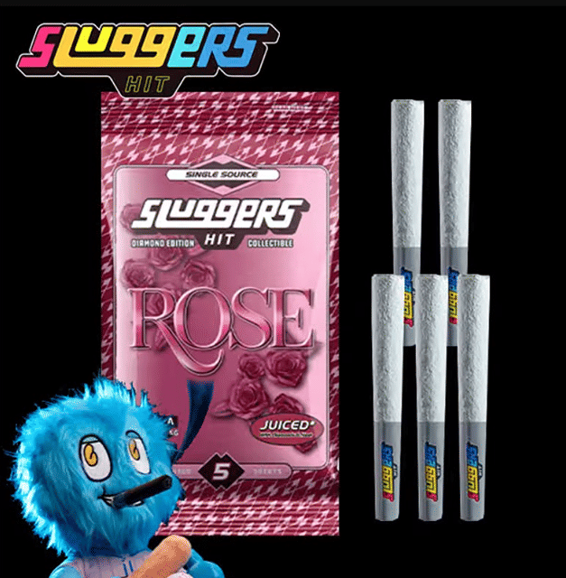 Sluggers - Rose - Diamond Edition - Infused Pre-Rolls (5 Pack) - 3.5g