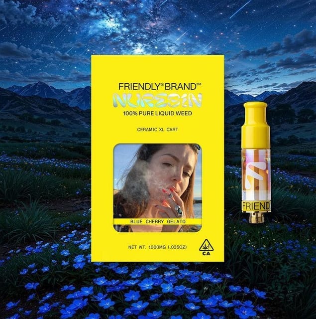 Friendly Brand: Blue Cherry Gelato Cured Nuresin