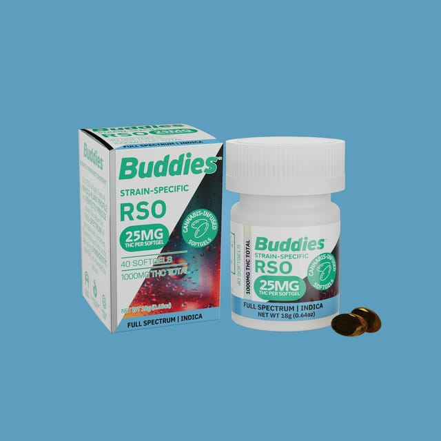 Indica RSO Softgels - 25mg (40ct) - 1000mg