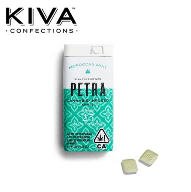 Kiva - Petra Mints - Moroccan Mint (Sugar Free) - 100mg