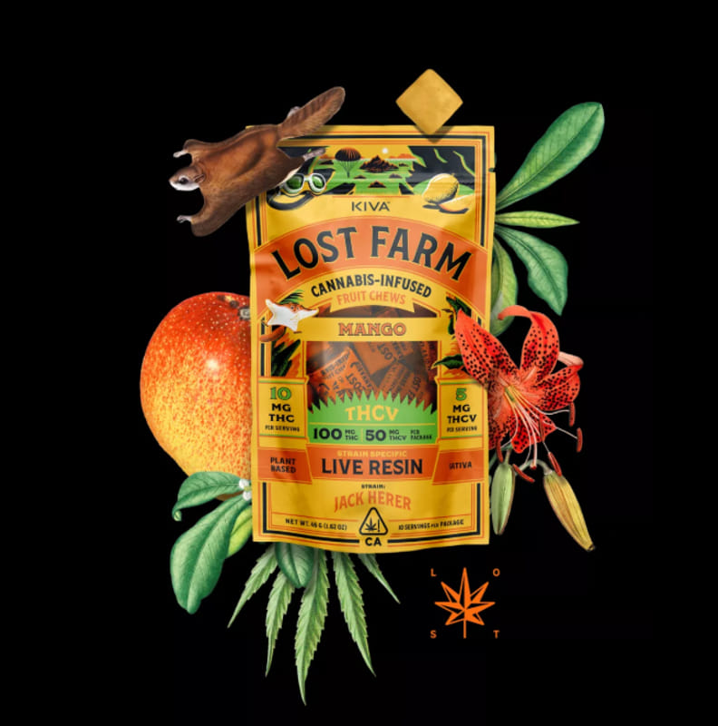 Kiva Lost Farm: Chews - Mango Jack Herer