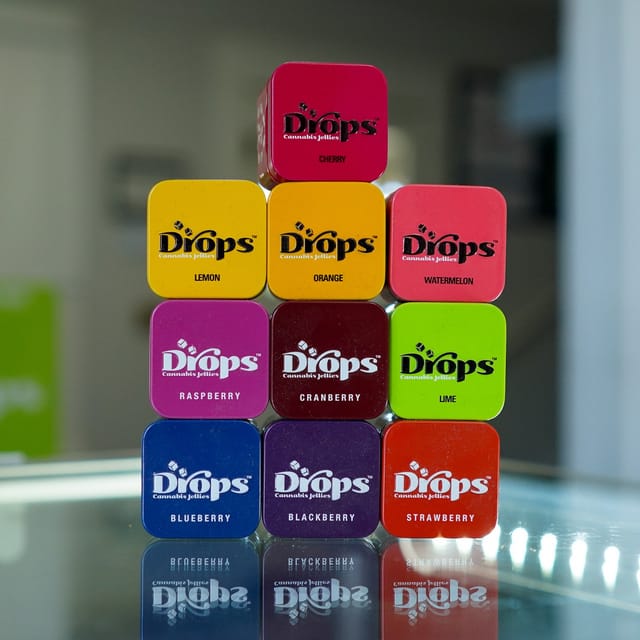 Drops Cannabis Jellies -: Single Piece Jellies - Cali