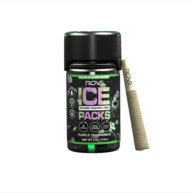 Rove | .6gx6pk - Purple Trainwreck - Infused Ice Packs - Hybrid
