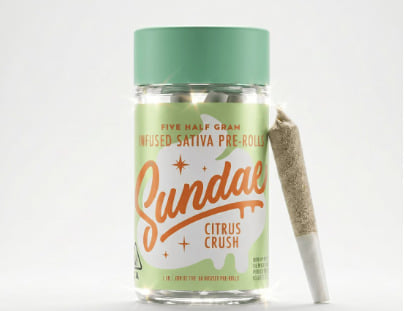 Sundae - Citrus Crush 5pk Infused Pre-rolls
