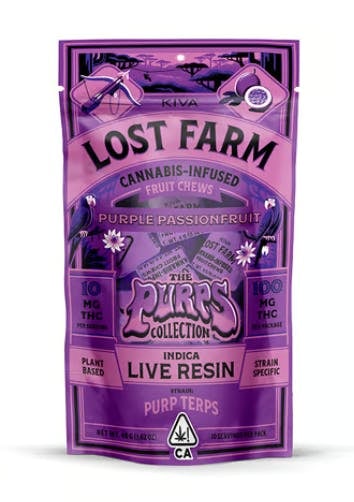 Purple Passionfruit Purp Terp | 100mg Live Resin Gummies