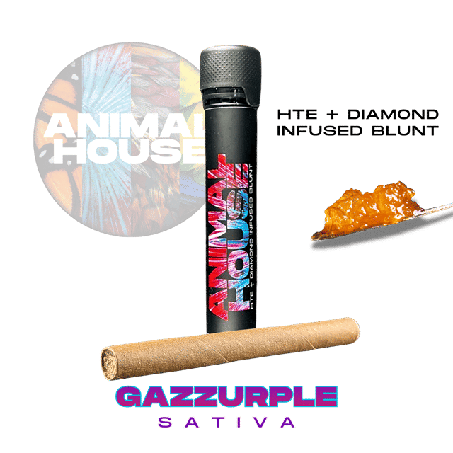 Gazzurple (S) - HTE + Diamond Infused Blunt - 1G'