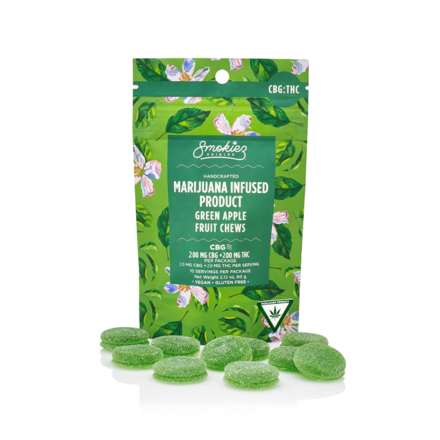 Calm Gummies THC+CBG 200mg - Green Apple