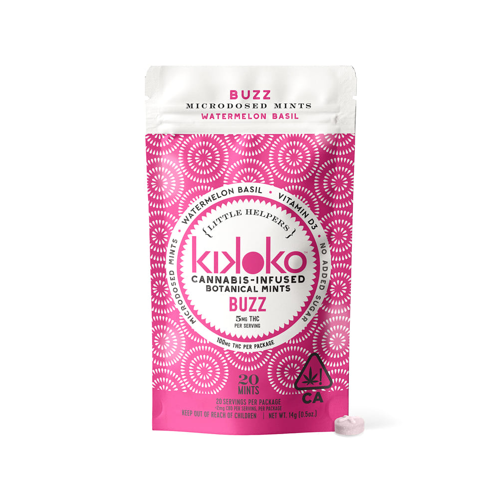 KIKOKO: Little Helpers Buzz Mints - Watermelon Basil