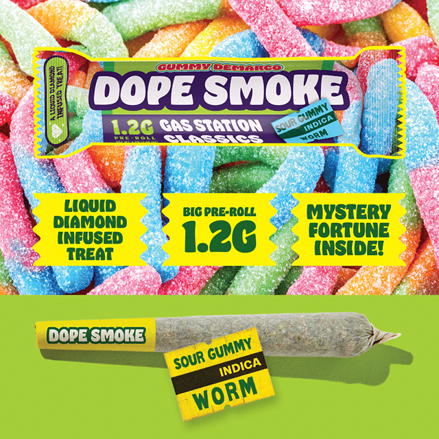 Infused Pre-Roll 1.2g - Sour Gummy Worm