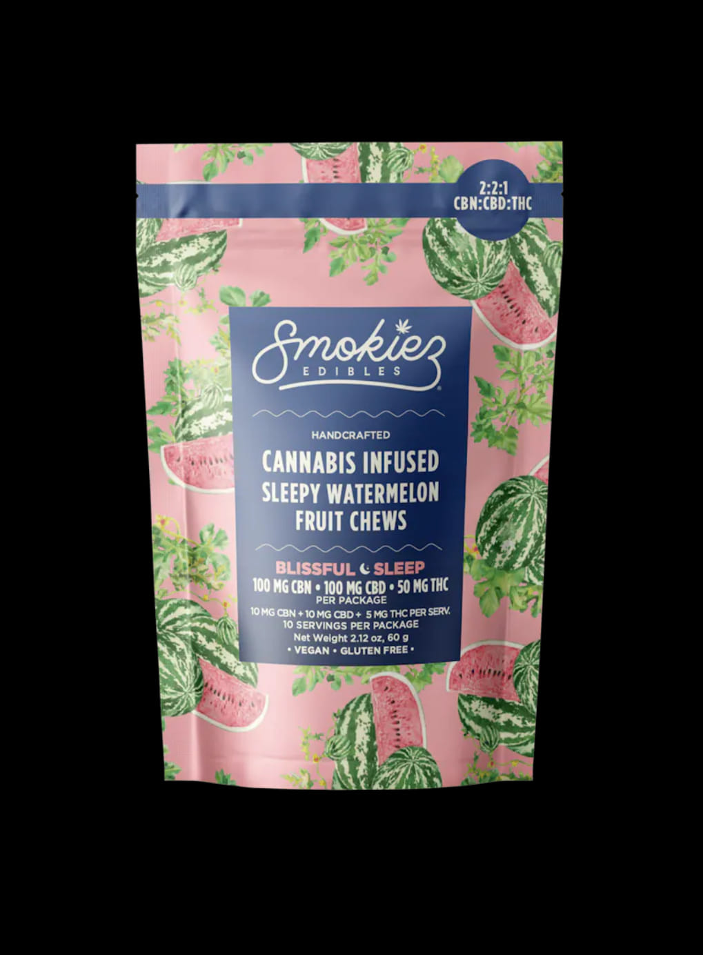 Smokiez: Sleepy Watermelon 10CBD 10CBN 5THC