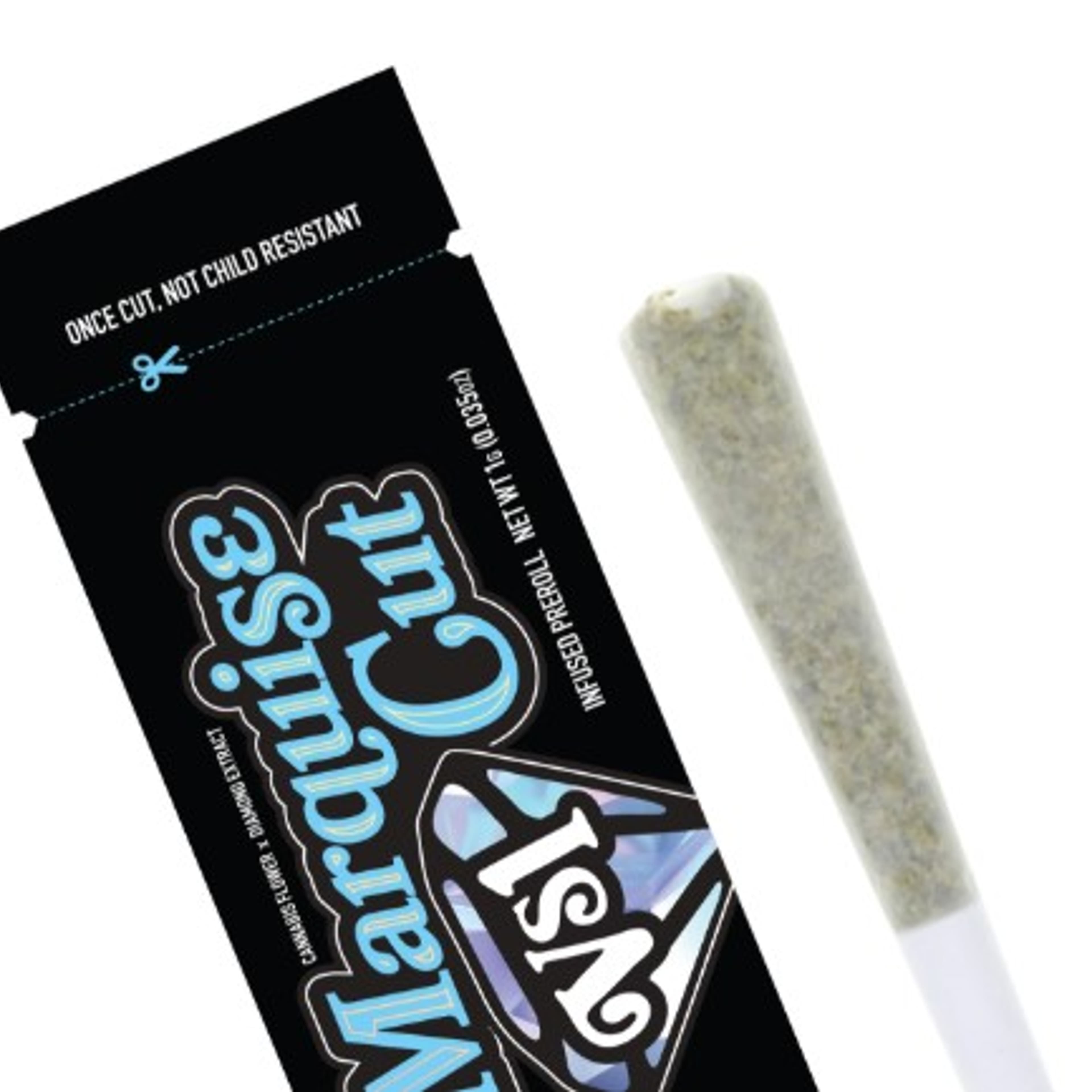 VS1 - Blueberry Gas (Marquise Cutz) - Infused Pre-Roll - 1g - VS1 - BG - Infused PR - 1g - $12.99 - Pre-Rolls