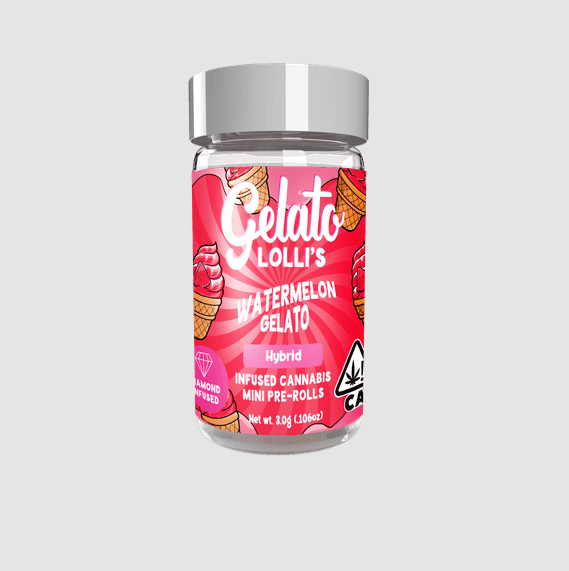 Watermelon Gelato | .6g x 5 Infused Pre-Roll Pack