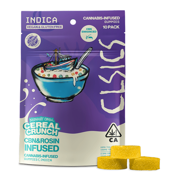 CBN Cereal Crunch - Live Rosin Infused Gummies - 10ct