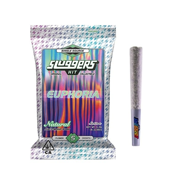 Sluggers - Prerolls - 3.5g 5pk - Naturals - Euphoria